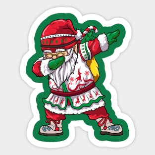 Norse Santa Claus Christmas Sticker